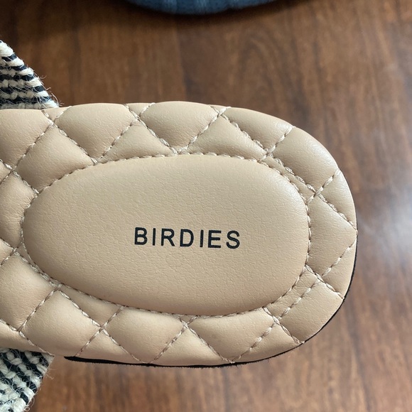 Birdies Black Flats with Geometric Strap Sz 10 - Picture 5 of 9